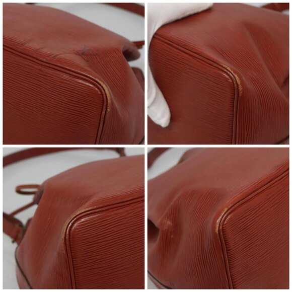 LOUIS VUITTON Epi Petit Noe Shoulder Bag Brown M44103 LV Auth 134579 - Picture 16 of 16